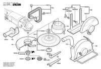 Bosch 0 601 756 873 Gws 25-230 J Angle Grinder 230 V / Eu Spare Parts